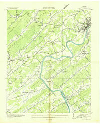 CLINTON, TN HISTORICAL MAP GEOPDF 7.5X7.