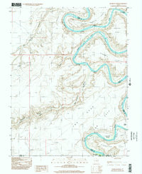 BOWKNOT BEND, UT HISTORICAL MAP GEOPDF 7