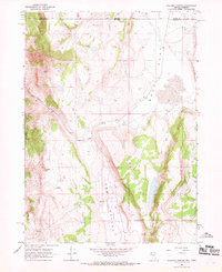 COLEMAN CANYON, NV-OR HISTORICAL MAP GEO
