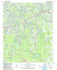 SNELLVILLE, GA HISTORICAL MAP GEOPDF 7.5