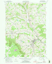 TROY, PA HISTORICAL MAP GEOPDF 7.5X7.5 G