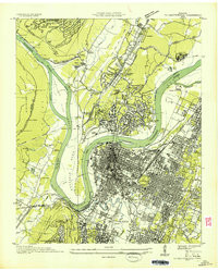 CHATTANOOGA, TN HISTORICAL MAP GEOPDF 7.
