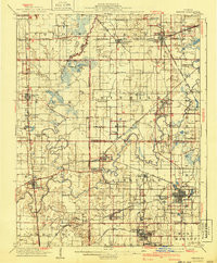 HERRIN, IL HISTORICAL MAP GEOPDF 15X15 G