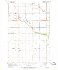 BLANCHARD, ND HISTORICAL MAP GEOPDF 7.5X