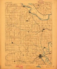 ATCHISON, KS-MO-NE HISTORICAL MAP GEOPDF
