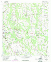PINEBORO, GA HISTORICAL MAP GEOPDF 7.5X7