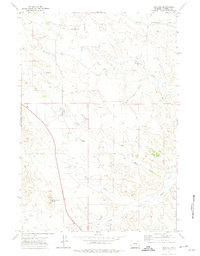 RECLUSE, WY HISTORICAL MAP GEOPDF 7.5X7.