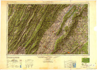 CHARLOTTESVILLE, VA-WV HISTORICAL MAP GE
