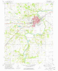 CARMI, IL HISTORICAL MAP GEOPDF 7.5X7.5