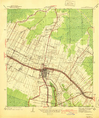 THIBODAUX, LA HISTORICAL MAP GEOPDF 7.5X