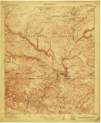 ALUM MOUNTAIN, NM HISTORICAL MAP GEOPDF