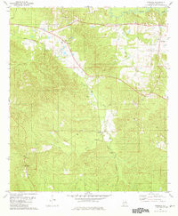 ROSEBUD, AL HISTORICAL MAP GEOPDF 7.5X7.