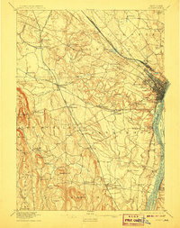 ALBANY, NY HISTORICAL MAP GEOPDF 15X15 G