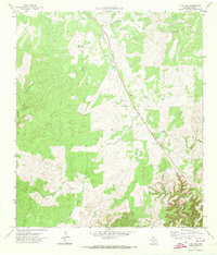 CUB LAKE, TX HISTORICAL MAP GEOPDF 7.5X7