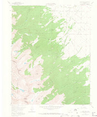 HORN PEAK, CO HISTORICAL MAP GEOPDF 7.5X