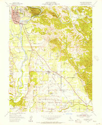 HEALDSBURG, CA HISTORICAL MAP GEOPDF 7.5