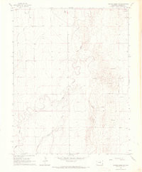 DURKEE CREEK NW, CO HISTORICAL MAP GEOPD