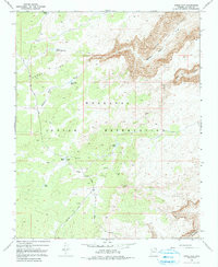HORSE FLAT, AZ HISTORICAL MAP GEOPDF 7.5