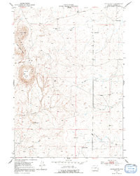 SOUTH BUTTE, WY HISTORICAL MAP GEOPDF 7.