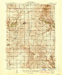 BRADFORD, IL HISTORICAL MAP GEOPDF 15X15
