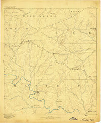 BASTROP, TX HISTORICAL MAP GEOPDF 30X30