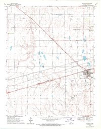 BUCKLIN, KS HISTORICAL MAP GEOPDF 7.5X7.