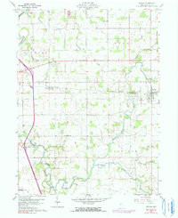 NEVADA, OH HISTORICAL MAP GEOPDF 7.5X7.5