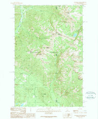 SCOTCHMAN PEAK, ID-MT HISTORICAL MAP GEO