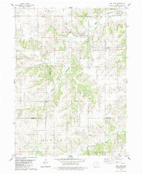 EAST PERU, IA HISTORICAL MAP GEOPDF 7.5X