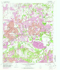 HURST, TX HISTORICAL MAP GEOPDF 7.5X7.5