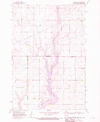 FREDERICK NW, SD-ND HISTORICAL MAP GEOPD