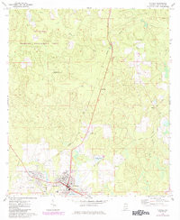 FLORALA, AL HISTORICAL MAP GEOPDF 7.5X7.