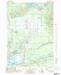 TWIN LAKE, MI HISTORICAL MAP GEOPDF 7.5X