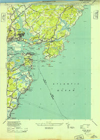 KITTERY, ME-NH HISTORICAL MAP GEOPDF 7.5