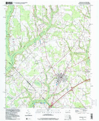 ROWLAND, NC-SC HISTORICAL MAP GEOPDF 7.5