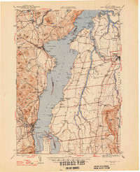 PORT HENRY, VT-NY HISTORICAL MAP GEOPDF