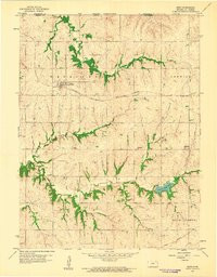 BERN, KS HISTORICAL MAP GEOPDF 7.5X7.5 G