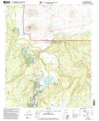 GREER, AZ HISTORICAL MAP GEOPDF 7.5X7.5