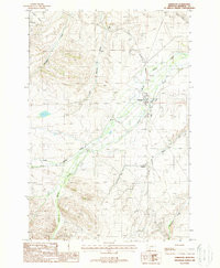 HARRISON, MT HISTORICAL MAP GEOPDF 7.5X7