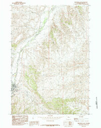 MEETEETSE EAST, WY HISTORICAL MAP GEOPDF