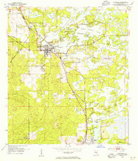 INVERNESS, FL HISTORICAL MAP GEOPDF 7.5X