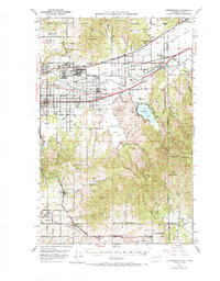 GREENACRES, WA-ID HISTORICAL MAP GEOPDF
