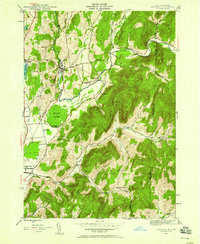 SHUSHAN, NY-VT HISTORICAL MAP GEOPDF 7.5