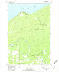 LITTLE GIRLS POINT, MI-WI HISTORICAL MAP