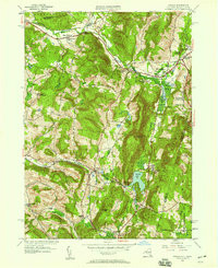 CANAAN, NY-MA HISTORICAL MAP GEOPDF 7.5X
