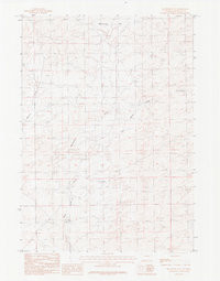 MCKENZIE FLAT, WY HISTORICAL MAP GEOPDF