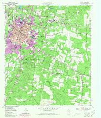 LUFKIN, TX HISTORICAL MAP GEOPDF 7.5X7.5