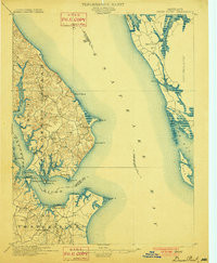 DRUM POINT, MD HISTORICAL MAP GEOPDF 15X