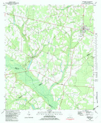 EHRHARDT, SC HISTORICAL MAP GEOPDF 7.5X7