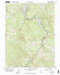 MIRANDA, CA HISTORICAL MAP GEOPDF 7.5X7.